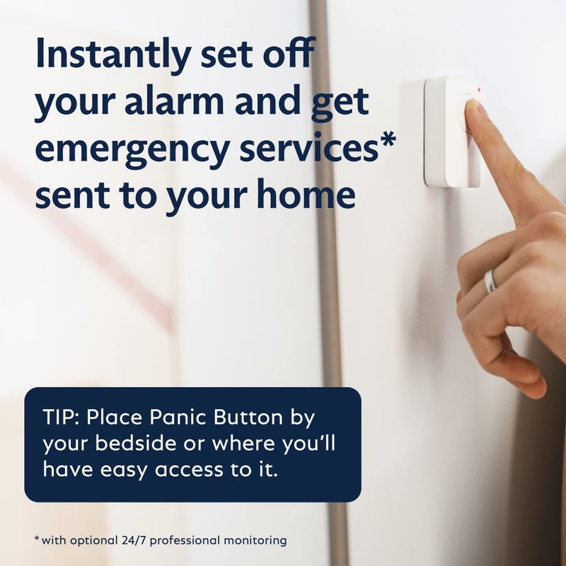 SimpliSafe Panic Button - Built-in Silent Panic Feature - Compatible with SimpliSafe Home Security System - Latest Gen - Image 2